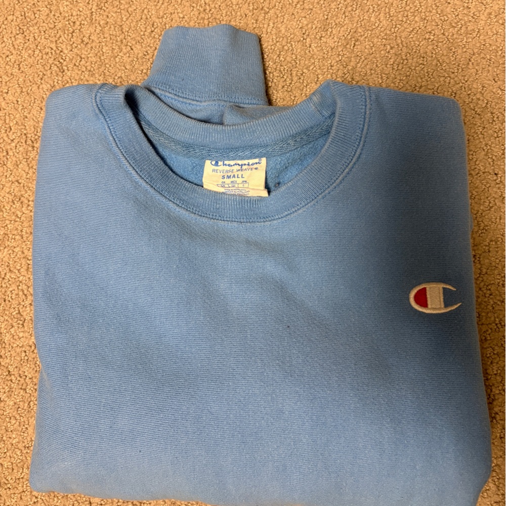 Champion Blue Crewneck Sweatshirt